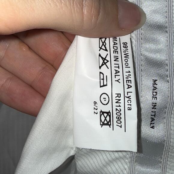 Santorelli Roma Wool Stretch Comfort Pant, charcoal 38L $355 - Picture 12 of 12